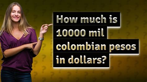 how many colombian pesos for $1